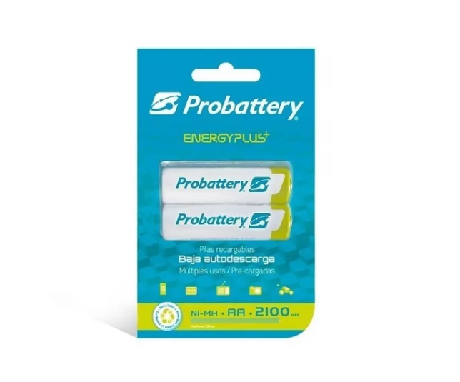 Pilas Aa 2100 Mah Probattery Energy Plus+ Recargable